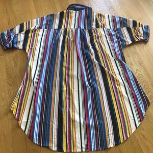 High/Low Striped Top. Brand New.. (Too big)